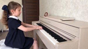 О.Геталова Медленный танец,А.Гедике Этюд, К.Лоншан-Друшкевичова Марш