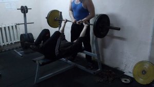 Жим Лёжа . 105 кг.