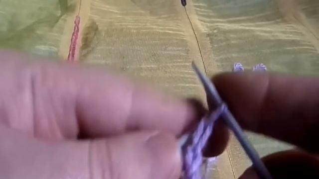 Ажурный узор Сетка. Вязание спицами.