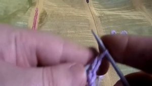 Ажурный узор Сетка. Вязание спицами.