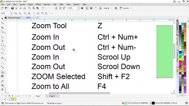 Zoom and Pan\Hand tools | CorelDRAW |master class смотреть онлайн