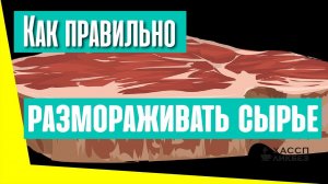 Как размораживать сырье. Как дефростировать мясо, птицу, рыбу.