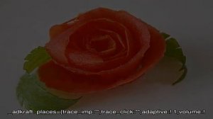 Как сделать розу из помидора