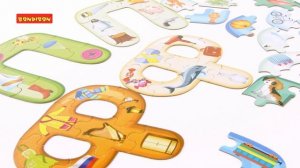 Настольная игра "ЛОГОПАЗЛЫ. ПАРНЫЕ СОГЛАСНЫЕ В-Ф, Б-П и Г-К, Д-Т Играй Думай Учись Bondibon