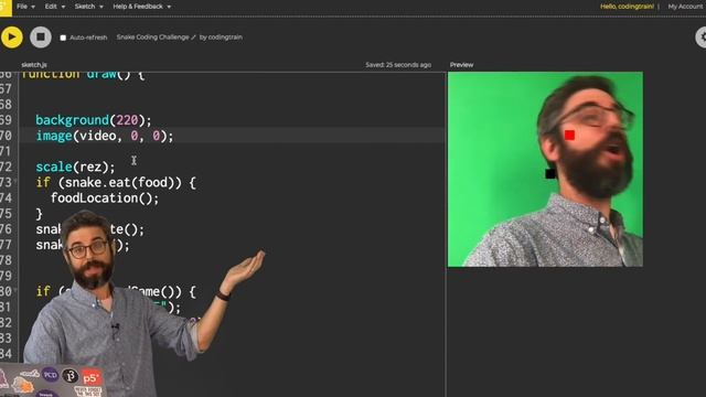 Teachable Machine 2: Snake Game смотреть онлайн