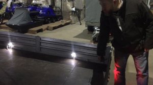 Установка подсветки в прицепе