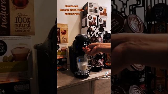 How to use NESCAFE DOLCE GUSTO GENIOS S PLUS for the first time