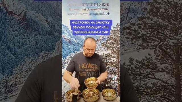 Поющие Чаши. #виталийалтайский #снятиепорчи #поющиечаши
