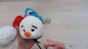 Мастер класс Снеговик крючком/ Вязаные игрушки к новому году