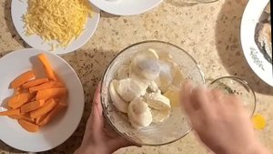 Зубатка с овощами в духовке
