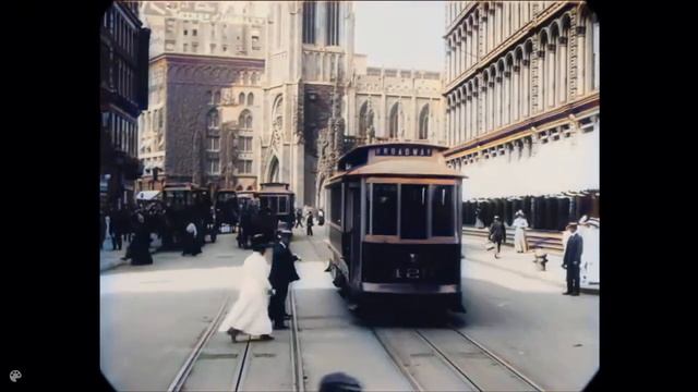 Видео Нью-Йорка. 1911 год. В цвете (нейросеть) смотреть онлайн
