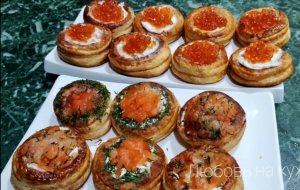 РЕЦЕПТ ЛУЧШЕЙ ЗАКУСКИ ! / Волованы с очень вкусной начинкой...