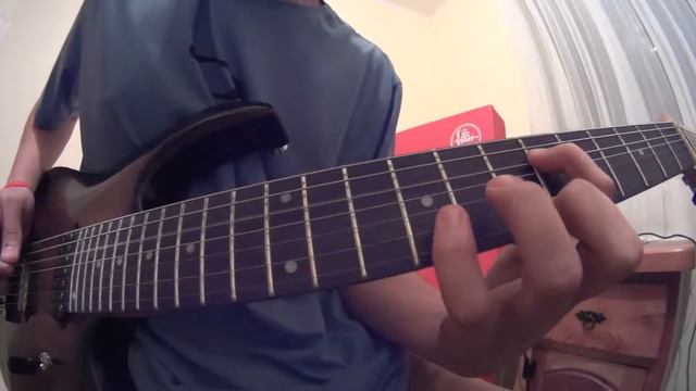 The Scourge guitar cover (Periphery) By Daniel Calderón. смотреть онлайн