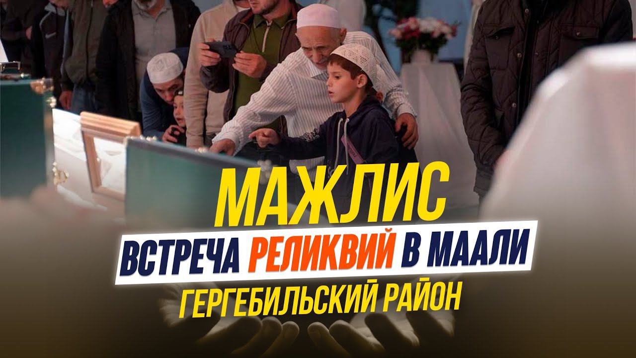 ВСТРЕЧА РЕЛИКВИЙ ПРОРОКА ﷺ В Маали 2024г.| ПроДинМедиа | ProDinMedia