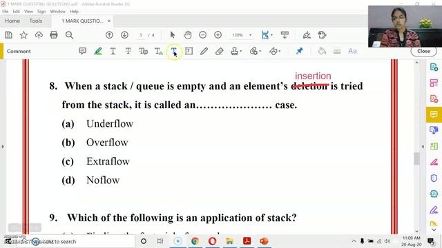 Data Structures | Objective Type Questions | CBSE Class12|Computer Science|  Python