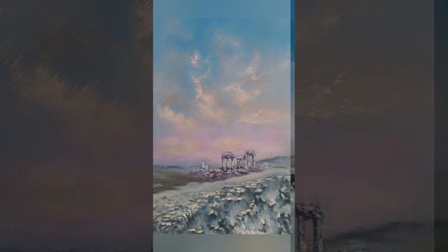 "Руины древнего города" масло/холст, 40х60 см. Ноябрь 2023 г. смотреть онлайн