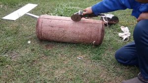 мангал из газового баллона