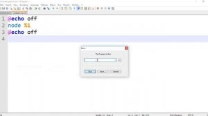 Type and run JavaScript in notepad++