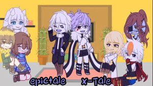 Undertale react to sans aus❤️//Gacha club//