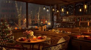 Winter Vibes at Cozy Coffee Shop 4K - Jazz Instrumental Music for Studying.