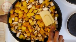 Просто ВКУСНЫЙ УЖИН. Картошка с печенью и грибами.