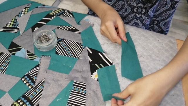 Лоскутная мозайка. #рукоделие #пэчворк #шьюсама
