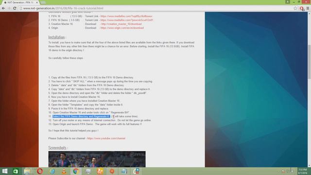 FIFA 16 : Bypass Method !! [ TUTORIAL ] by NXT Gen смотреть онлайн