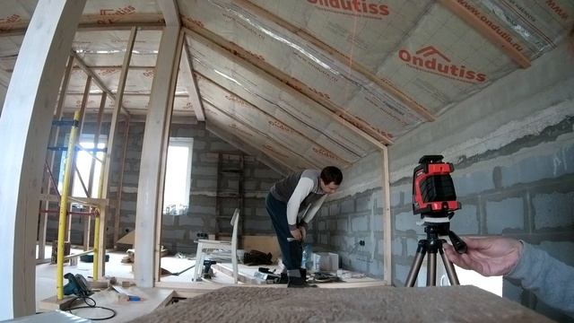 НАША СТРОЙКА. ДЕРЕВЯННЫЙ КАРКАС ПОД ГИПСОКАРТОН. КАТИН ОГОРОД (#86 СЕРИЯ)