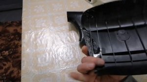 Пришла посылка. Попробывал обтянуть руль термокожей.