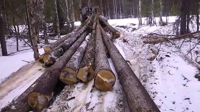 Легендарный советский трелевочник ТДТ-40. Эпизод 3