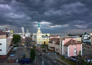 Весна в Ярославле. Таймлапс облака. Cold Spring. Sky timelapse.