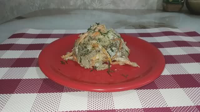 ПЕЧЕНОЧНЫЙ салат. Вкусно! Быстро ! Сытно!