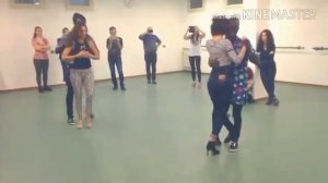 Mc CAP &Carla Mama & Laura Kizomba demo after the class..If you like it feel free to share