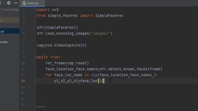 Who's that person on the camera, using python code with opencv تحديد هوية الأشخاص من كاميرا المراقب
