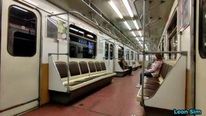 "В вечерний час пик, в пустом вагоне метро"! Поездка на метропоезде «81-717.5/714.5 (ЛВЗ/ВМ)».