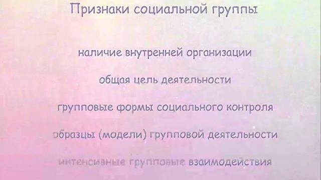4  Социальная группа