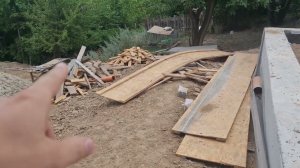 ПРОДОЛЖАЕМ РАБОТАТЬ  СТРОЮ ДОМ МЕЧТЫ В ОДИНОЧКУ ОТВЕТЫ НА КОММЕНТАРИИ