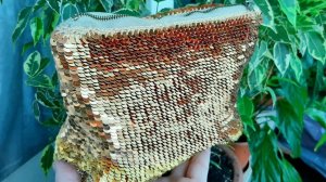 Косметичка из бисера и пайеток/ Вязание крючком/ СП Вяжем сумки