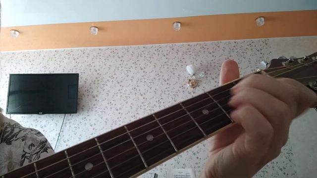 Частушка на гитаре,... играть легко!