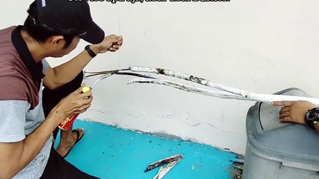 vlog #23 Tutorial full, pindah pasang outdoor AC.. смотреть онлайн