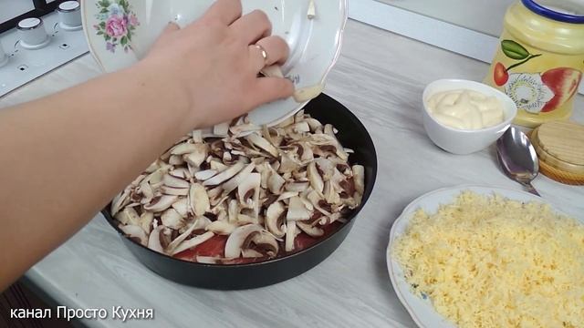 Свинина с грибами под сырной корочкой в духовке  | Просто Кухня - Выпуск 33