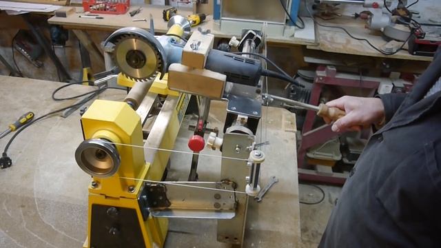 Копировальное приспособление для токарного станка. Часть 2. Copying device on lathe. Part 2. смотреть онлайн