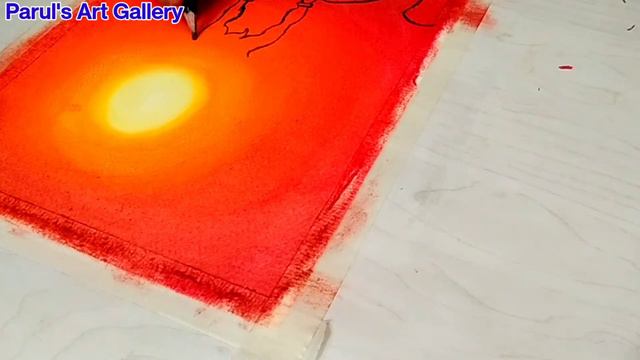 How To Draw Lord Hanuman/lord Hanuman Ji Drawing With Oil Pastels/step by step
