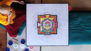 Sand Mandala Time Lapse [Extended Version] - Asheville, NC - Urban Dharma - 2012