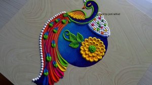 #1461 Satisfying video   Navratri Rangoli design   Rangoli for Diwali design   Sand art