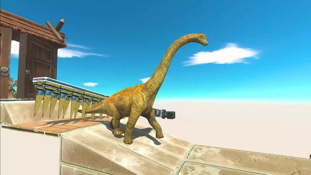 DEATH BRIDGE Who Can Fall? ► Animal Revolt Battle Simulator смотреть онлайн