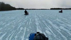 Покатушки на мотобуксировщиках