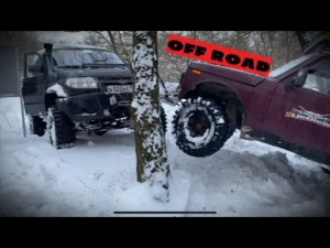 Зимний оффроуд!!! Сломали ниву. Ремонт в лесу. Веселые покатушки)