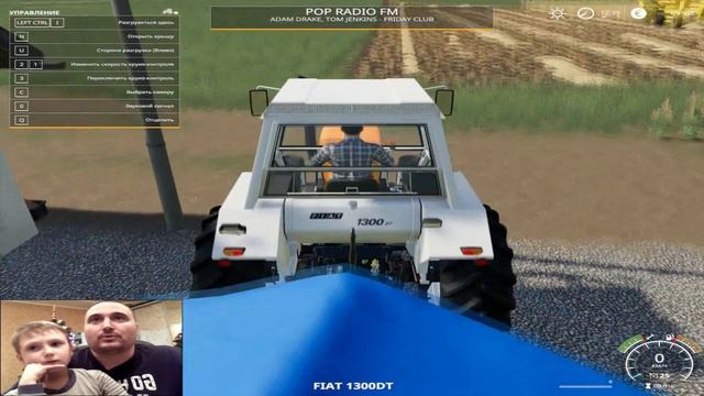 Фермер симулятор Farming Simulator 19 прохождение игры Покупаем трактор и комбайн