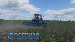 Работа культиватор КРН-5.6 (пр-во Посевная Компания)